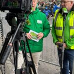 live stream of Sligo St Patrick's Day Parade. Full AV setup and live stream.