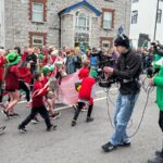 A roving camera helps to covers the Sligo St Patricks Day Parade livestream