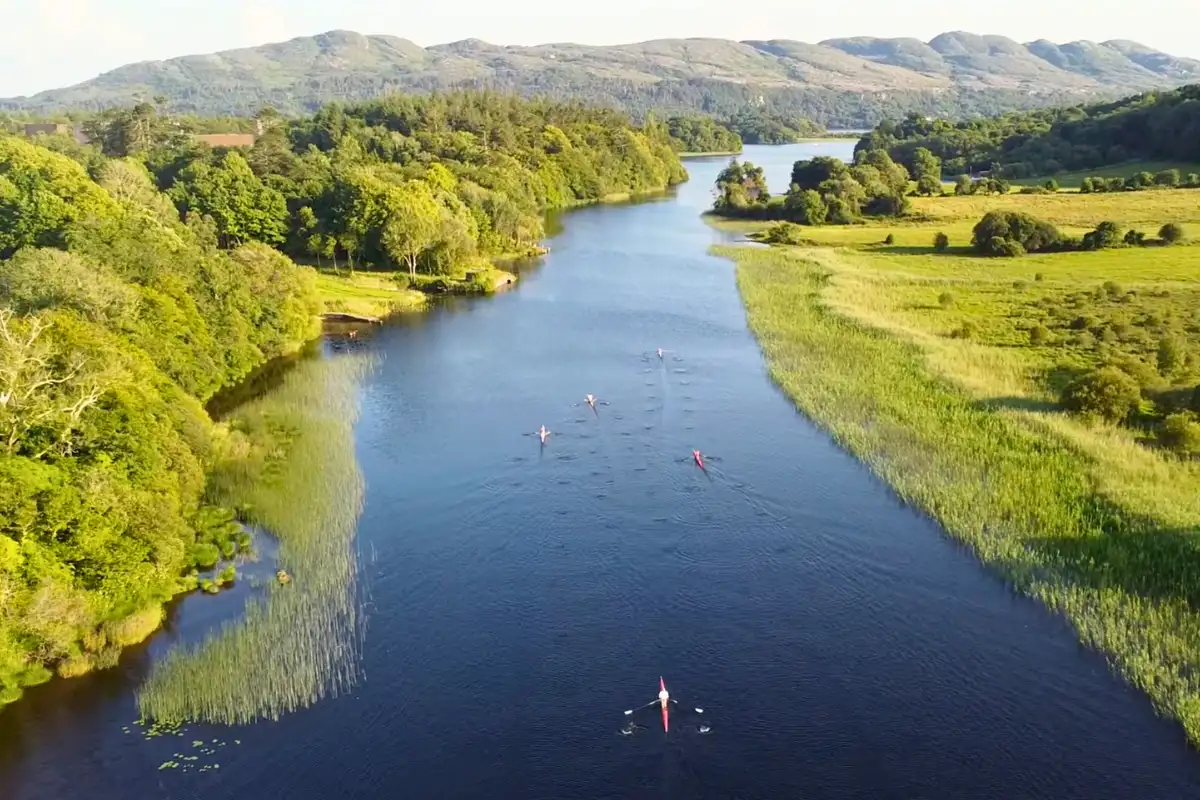 Drone videography of the Garavogue River in Sligo
