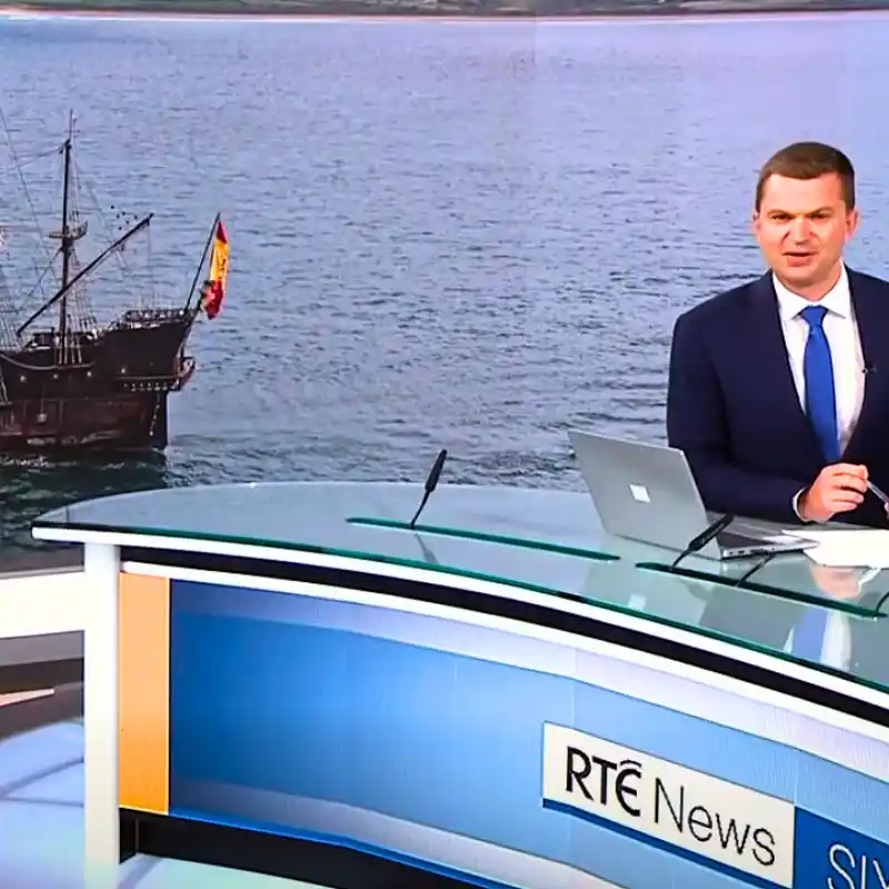 Galeon Andalucia on RTE news