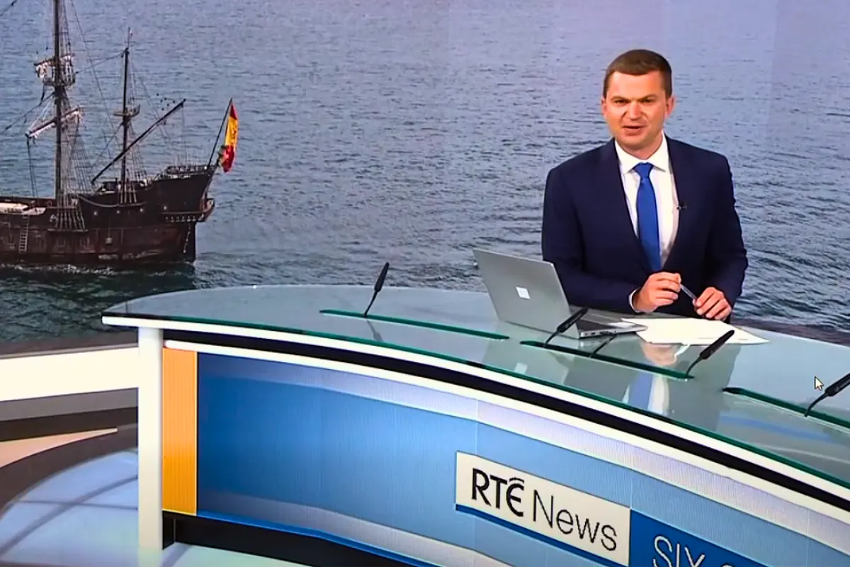 Galeon Andalucia on RTE news